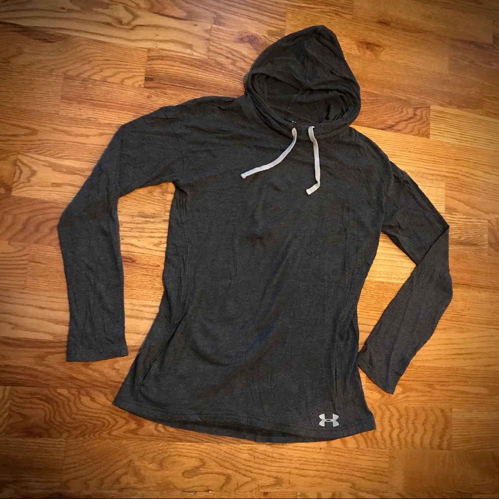 Under Armour hooded long sleeve HeatGear shirt